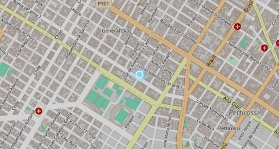 ubicación en el mapa